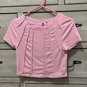 pink pacsun baby tee